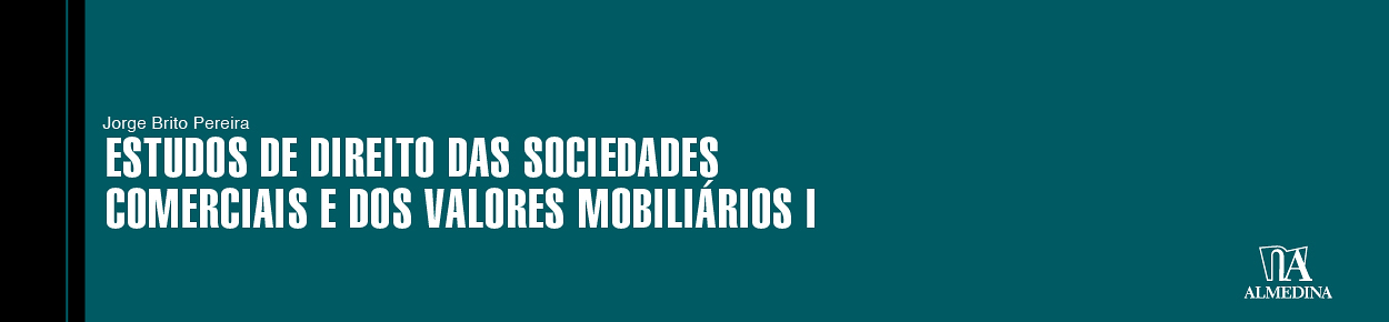 Livro - Estudos de Direito das Sociedades Comerciais e dos Valores Mobiliários I